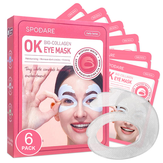 Mystic White Ok Eye Mask 6 pieces