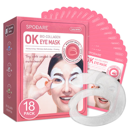 Mystic White Ok Eye Mask 18 pieces