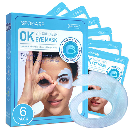 Happy Blue Ok Eye Mask 6 pieces