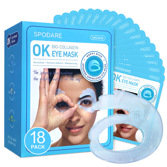 Happy Blue Ok Eye Mask 18 pieces