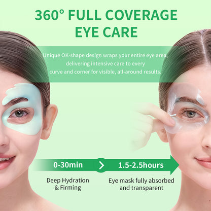 Calm Green Ok Eye Mask 6 pieces