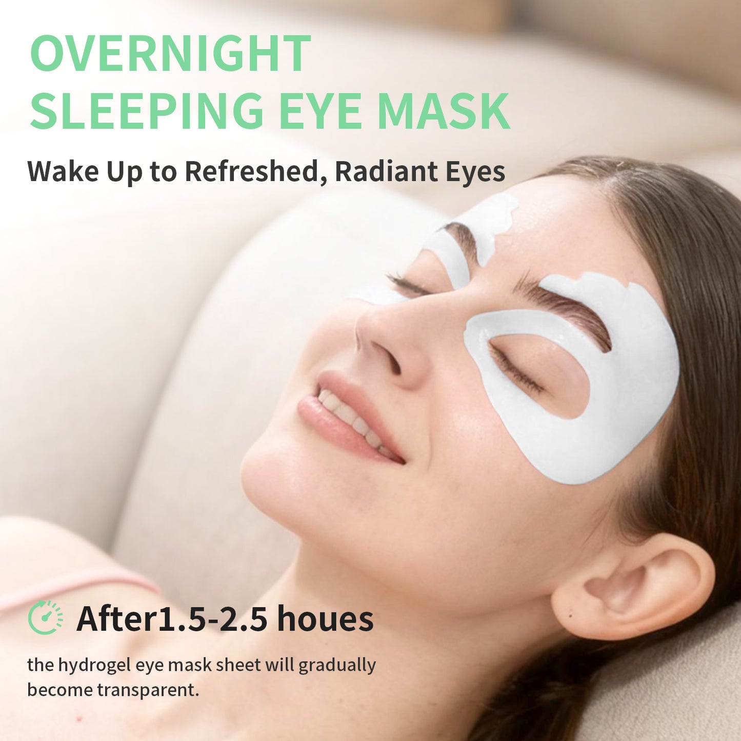 Calm Green Ok Eye Mask 6 pieces