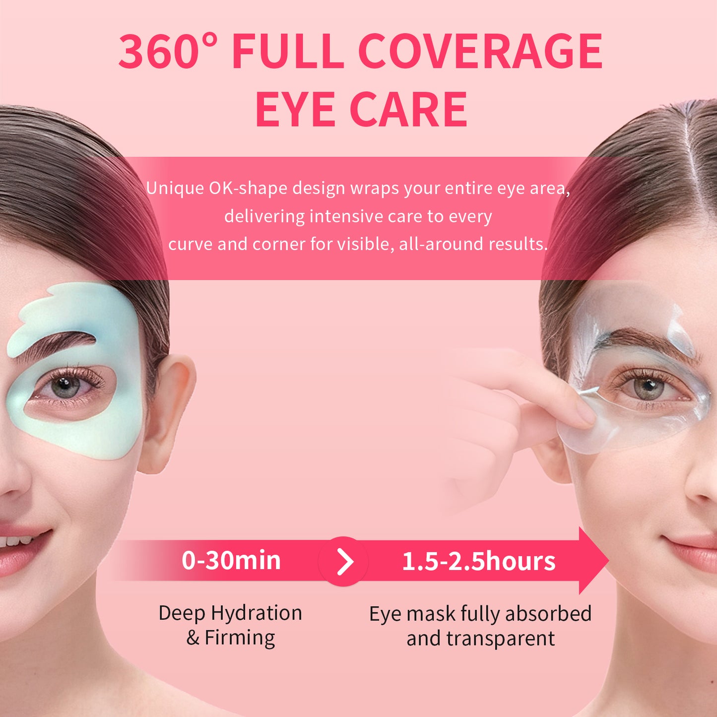 Mystic White Ok Eye Mask 6 pieces