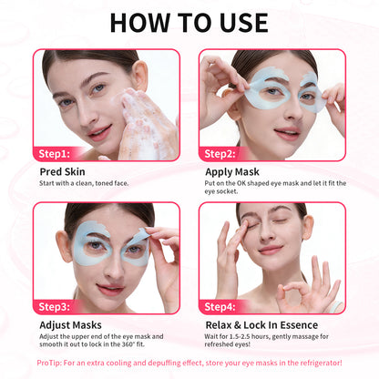 Mystic White Ok Eye Mask 6 pieces