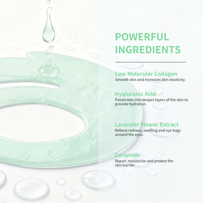 Calm Green Ok Eye Mask 6 pieces